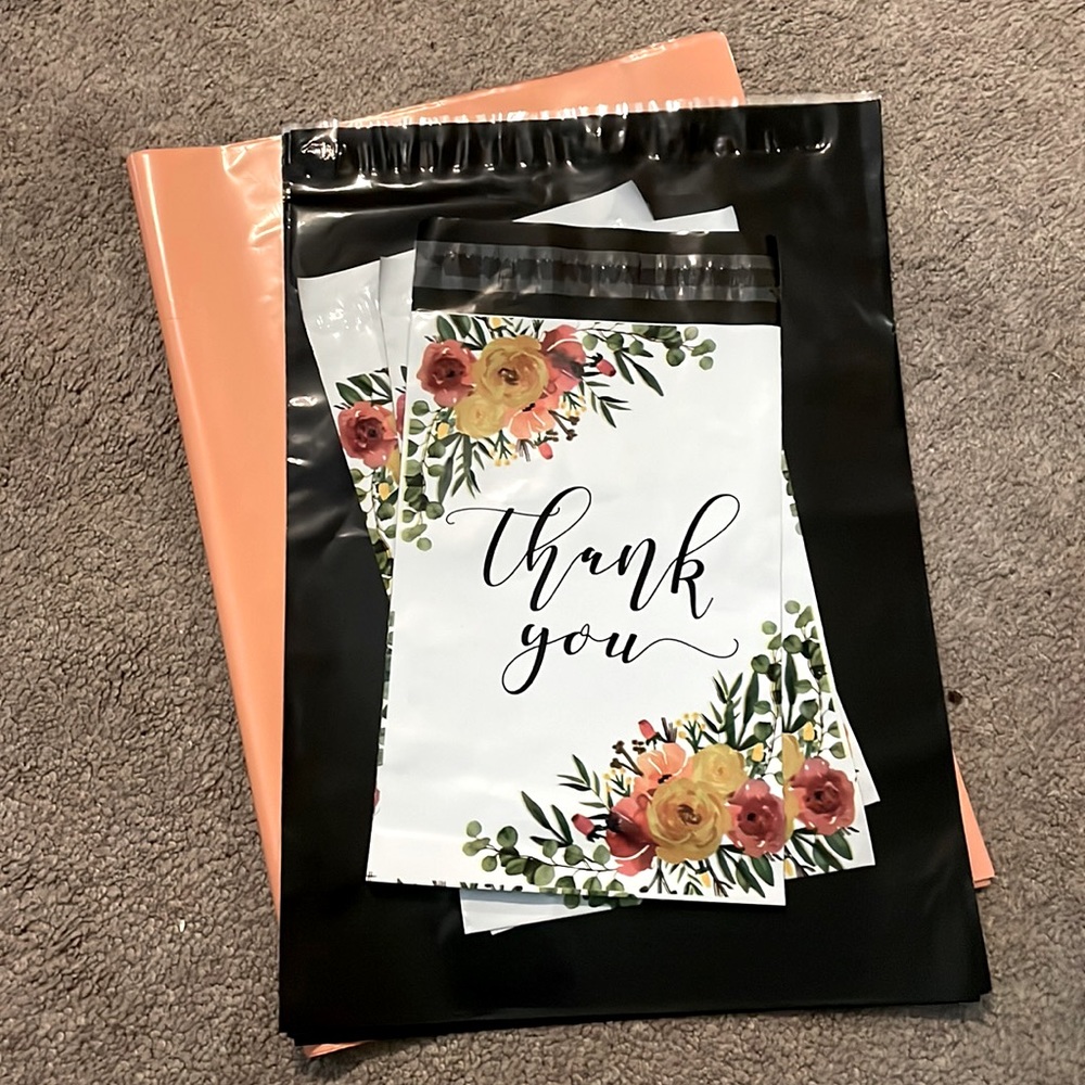 15 Assorted size polymailer bundle waterproof & durable shipping packages